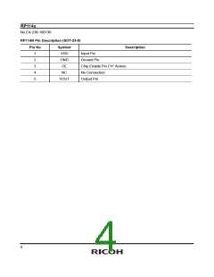浏览型号RP114K181D-TRB的Datasheet PDF文件第4页