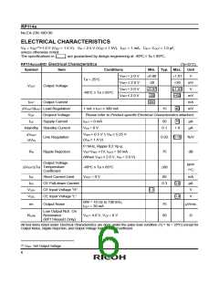 浏览型号RP114K181D-TRB的Datasheet PDF文件第6页