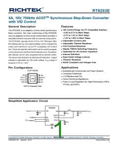 浏览型号RT6203E的Datasheet PDF文件第1页