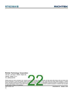 浏览型号RT6236A的Datasheet PDF文件第22页