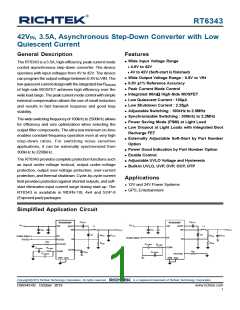 浏览型号RT6343的Datasheet PDF文件第1页