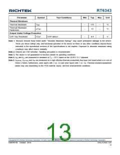 浏览型号RT6343的Datasheet PDF文件第13页