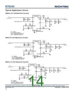 浏览型号RT6343的Datasheet PDF文件第14页
