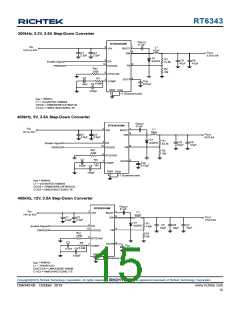 浏览型号RT6343的Datasheet PDF文件第15页