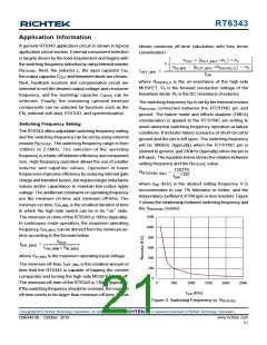 浏览型号RT6343的Datasheet PDF文件第21页