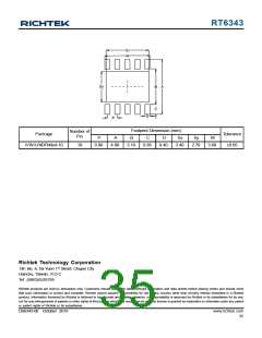 浏览型号RT6343的Datasheet PDF文件第35页