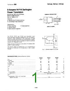浏览型号TIP122-6258的Datasheet PDF文件第1页
