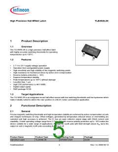 TLE49462KHTSA1 (INFINEON) PDF技术资料下载 TLE49462KHTSA1 供应信息 IC Datasheet 数据 ...