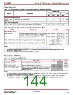 浏览型号XC3S500E-4PQG208IS1的Datasheet PDF文件第144页
