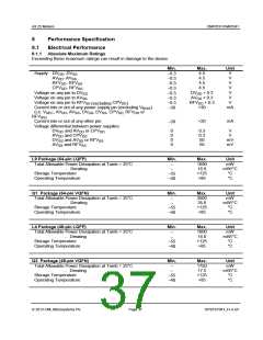 浏览型号CMX7031L9的Datasheet PDF文件第37页