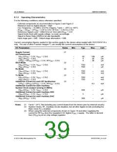 浏览型号CMX7031L9的Datasheet PDF文件第39页