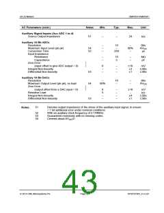 浏览型号CMX7031L9的Datasheet PDF文件第43页