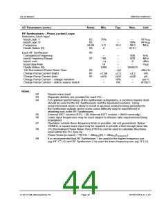 浏览型号CMX7031L9的Datasheet PDF文件第44页