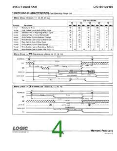 浏览型号L7C196CC15的Datasheet PDF文件第4页