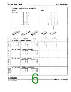 浏览型号L7C196CC15的Datasheet PDF文件第6页