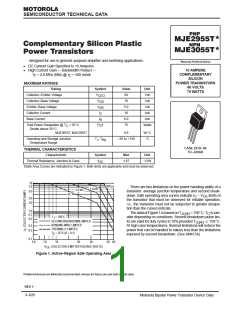 浏览型号MJE2955TAK的Datasheet PDF文件第1页