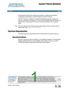浏览型号5CSEMA5U23I7N的Datasheet PDF文件第1页