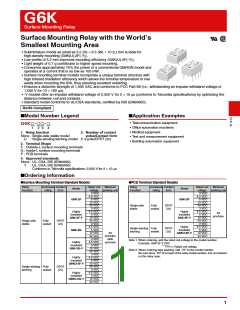 浏览型号G6K-2G-Y-TR-DC5的Datasheet PDF文件第1页