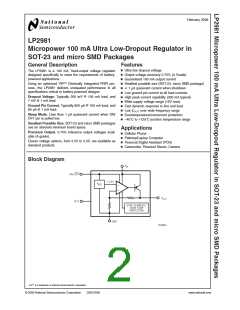 浏览型号LP2981IM5X-5.0/NOPB的Datasheet PDF文件第2页