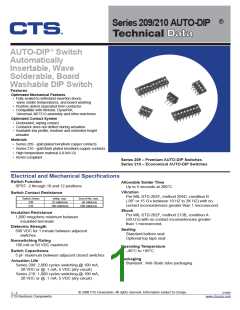 浏览型号209-09LPSTF的Datasheet PDF文件第1页