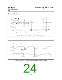 浏览型号BM29F04-12TC的Datasheet PDF文件第24页