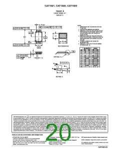 浏览型号CAT1021LE-45TE13的Datasheet PDF文件第20页