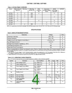 浏览型号CAT1021LE-45TE13的Datasheet PDF文件第4页
