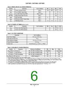 浏览型号CAT1021LE-45TE13的Datasheet PDF文件第6页