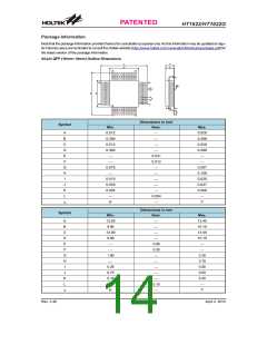 浏览型号HT1622(44QFP-A)的Datasheet PDF文件第14页