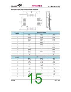 浏览型号HT1622(44QFP-A)的Datasheet PDF文件第15页
