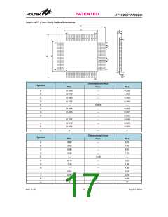 浏览型号HT1622(44QFP-A)的Datasheet PDF文件第17页
