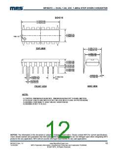 浏览型号MP28372DS的Datasheet PDF文件第12页