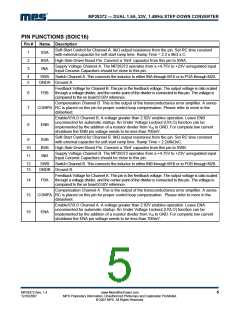 浏览型号MP28372DS的Datasheet PDF文件第5页
