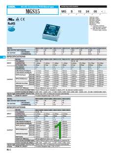 浏览型号MGS152415-G的Datasheet PDF文件第1页