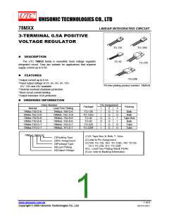 浏览型号78M05-T6C-D-K的Datasheet PDF文件第1页