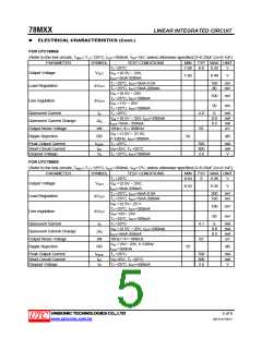 浏览型号78M05-T6C-D-K的Datasheet PDF文件第5页