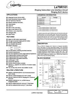 浏览型号LE79R1011JC的Datasheet PDF文件第1页