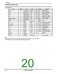浏览型号LE79R1011JC的Datasheet PDF文件第20页