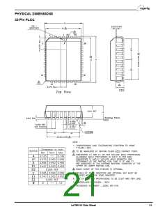 浏览型号LE79R1011JC的Datasheet PDF文件第21页