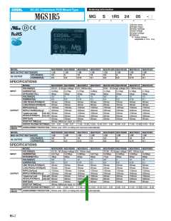 浏览型号MGS301205-R的Datasheet PDF文件第1页