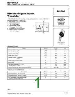 浏览型号BU806AJ的Datasheet PDF文件第1页