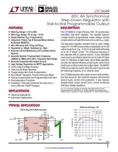 浏览型号LTC3649IFE#PBF的Datasheet PDF文件第1页