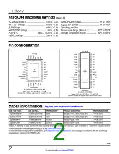 浏览型号LTC3649IFE#PBF的Datasheet PDF文件第2页