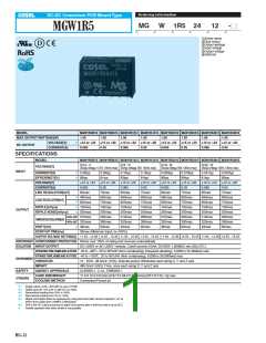 浏览型号MGW301205-R的Datasheet PDF文件第1页