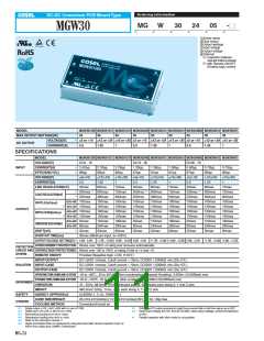 浏览型号MGW301205-R的Datasheet PDF文件第11页