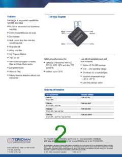 浏览型号73M1822-IM的Datasheet PDF文件第2页