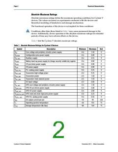 浏览型号5CEBA2F23C6N的Datasheet PDF文件第2页