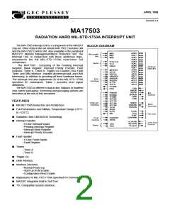 浏览型号MAS17503FCXXX的Datasheet PDF文件第2页