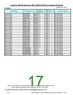 浏览型号MAZD39000L的Datasheet PDF文件第17页