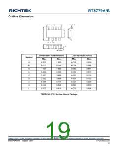 浏览型号RT5779A的Datasheet PDF文件第19页